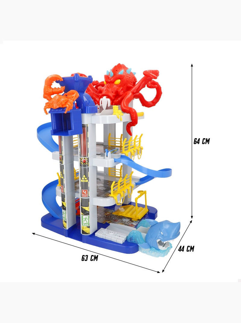 Garage des bêtes aquatiques avec la voiture teamsterz N/A - Kiabi