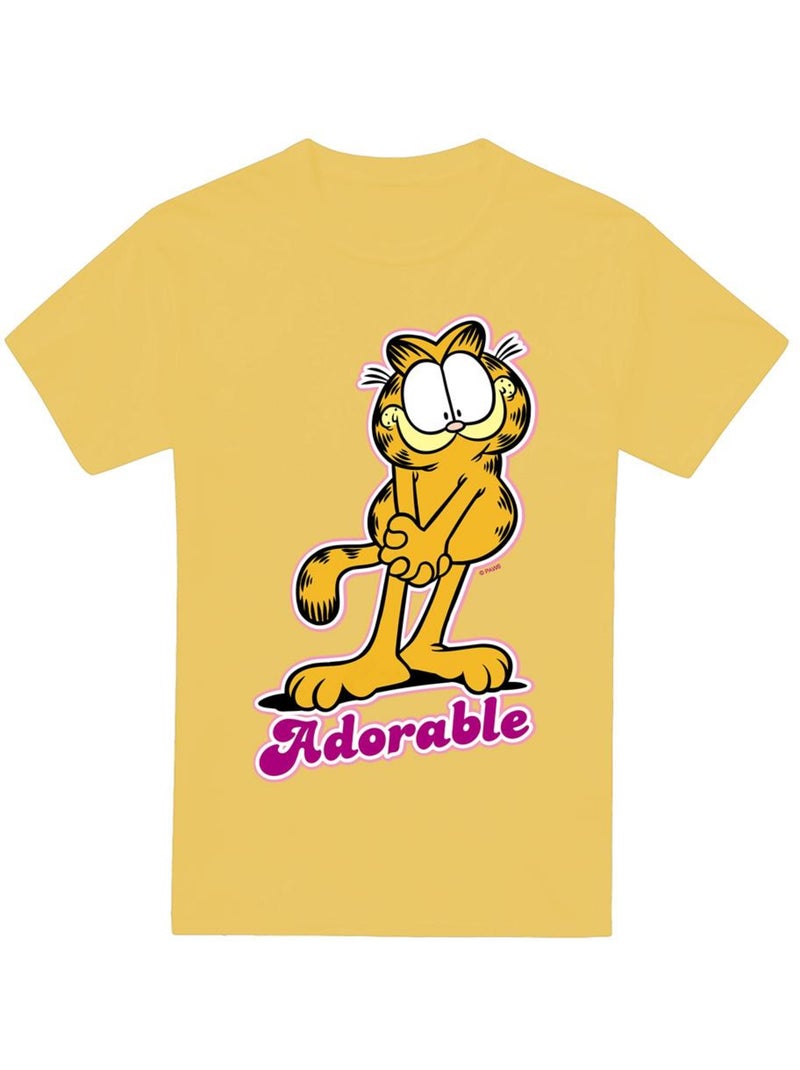 Garfield - T-shirt ADORABLE Banane - Kiabi