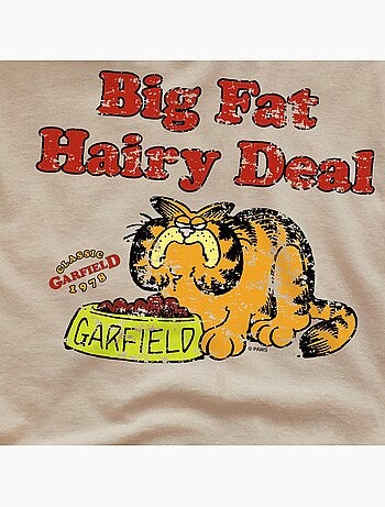 Garfield - T-shirt BIG FAT HAIRY DEAL