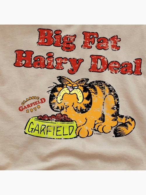 Garfield - T-shirt BIG FAT HAIRY DEAL - Kiabi