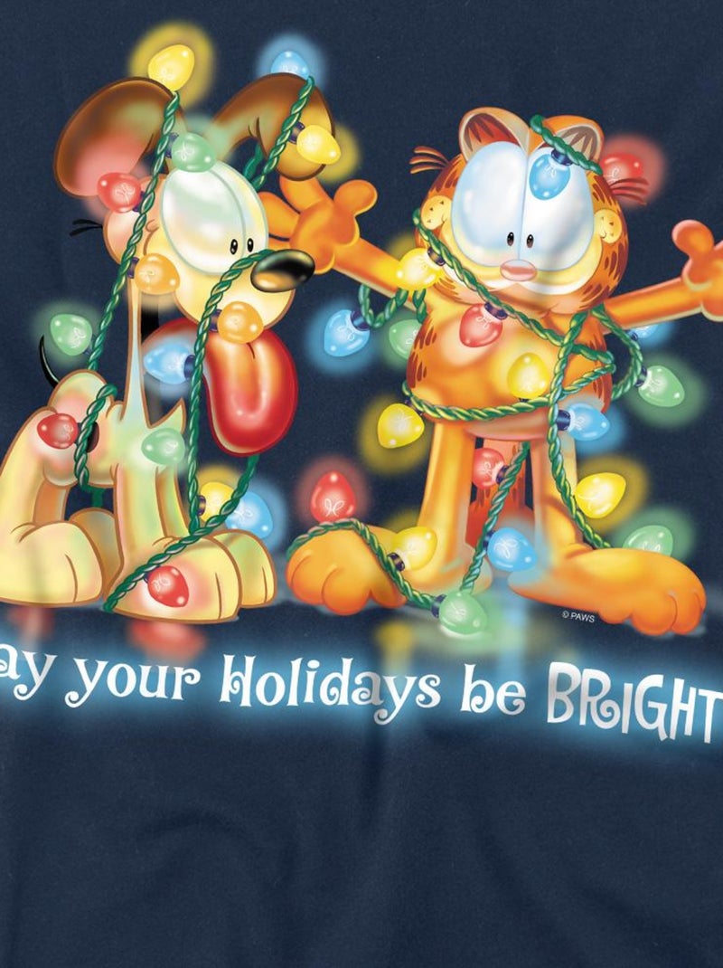 Garfield - T-shirt BRIGHT HOLIDAYS Bleu marine - Kiabi