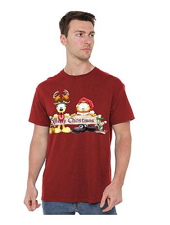 Garfield - T-shirt de Noël motif banderole