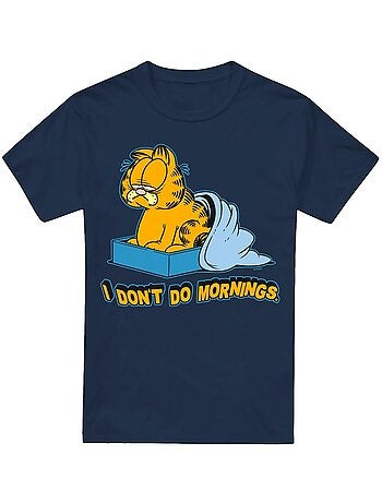 Garfield - T-shirt DON'T DO MORNINGS