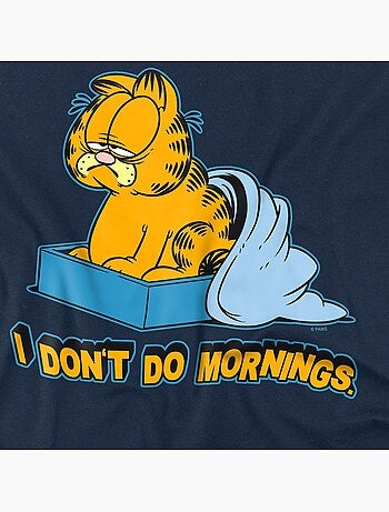 Garfield - T-shirt DON'T DO MORNINGS