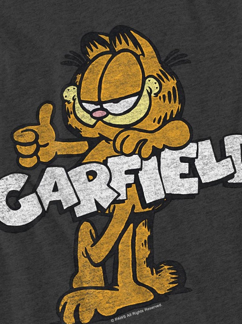 Garfield - T-shirt GARF Gris Noir - Kiabi