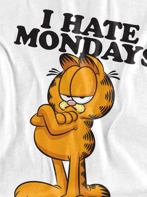 Garfield - T-shirt HATE MONDAYS - Kiabi