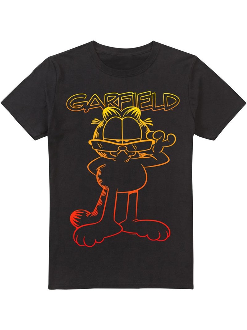 Garfield - T-shirt HOTSHOT Noir - Kiabi