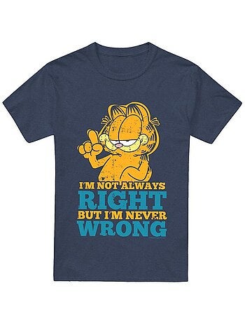 Garfield - T-shirt manches courtes NEVER WRONG