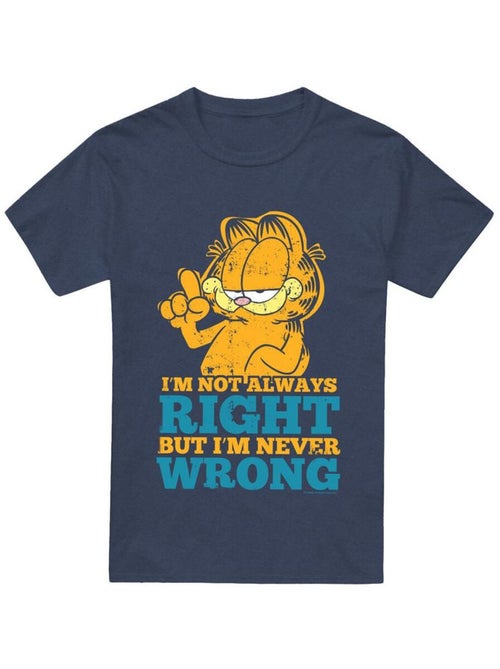 Garfield - T-shirt manches courtes NEVER WRONG - Kiabi