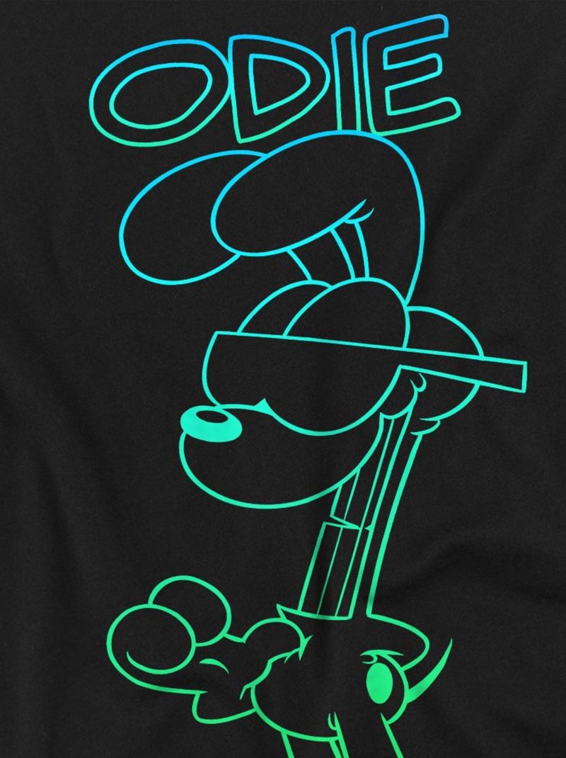 Garfield - T-shirt motif Odie HOTSHOT Noir - Kiabi