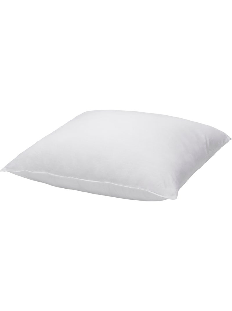 Garnissage de Coussin en Fibre Hypoallergénique Housse 100% Coton Blanc - Kiabi