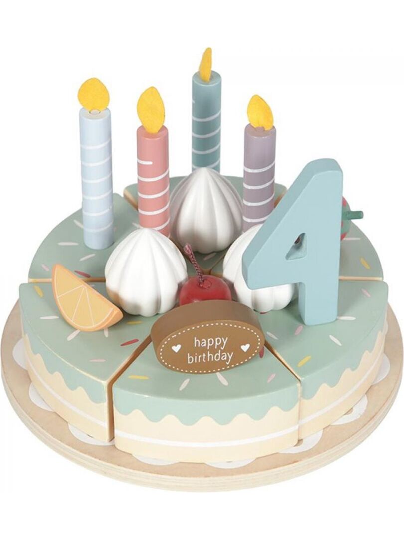 Gâteau d'anniversaire en bois XL N/A - Kiabi