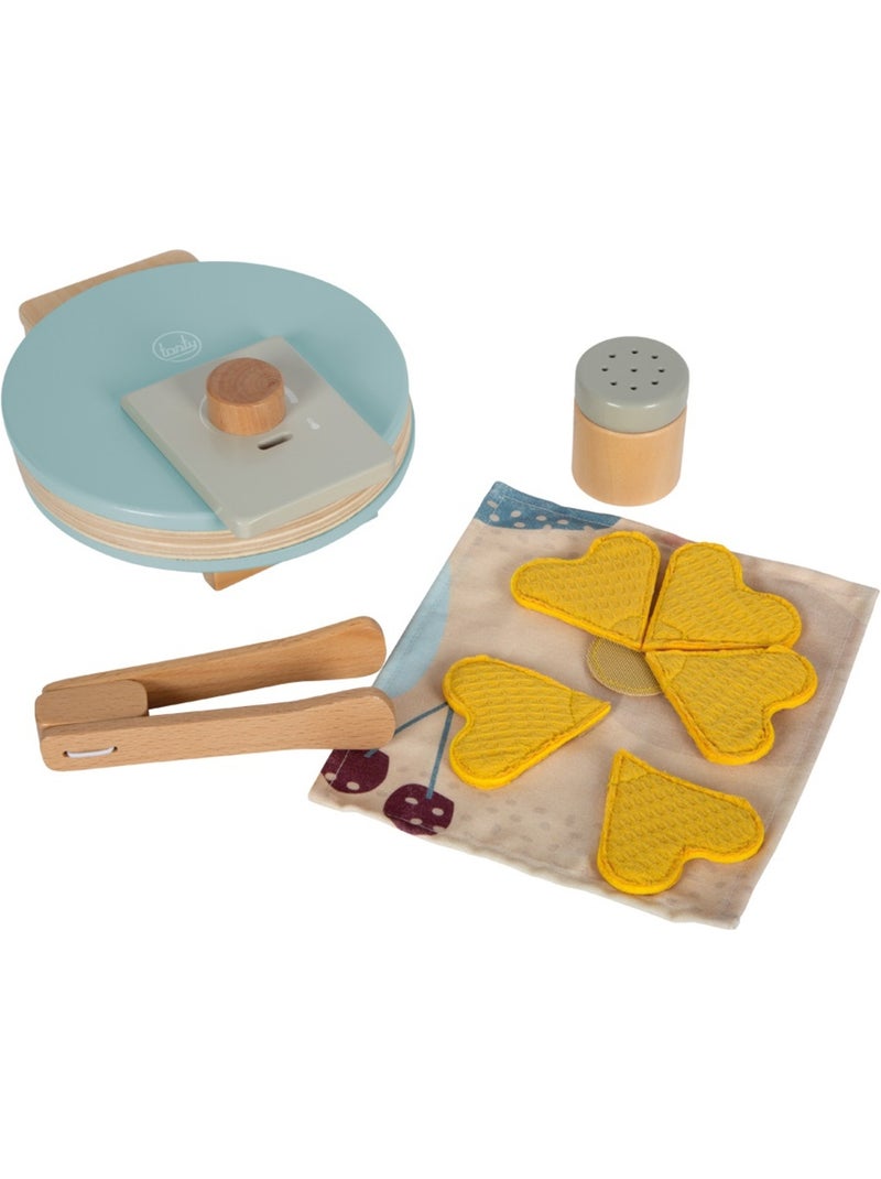 Gaufrier en bois tasty Bleu - Kiabi