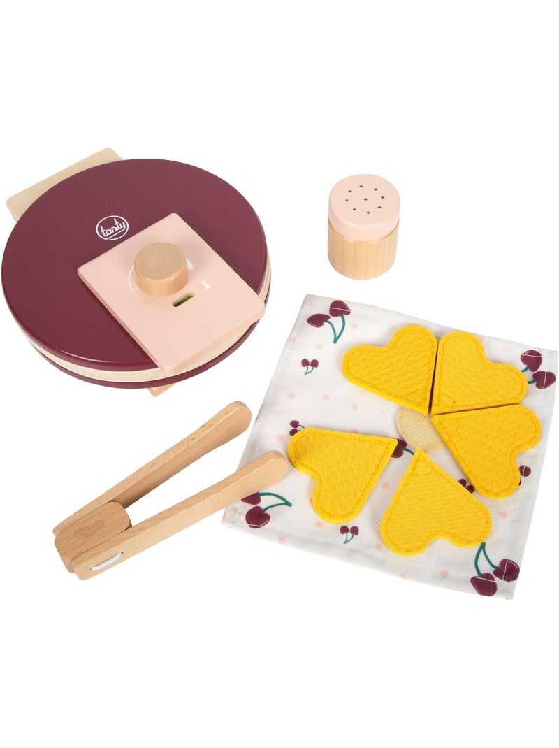 Gaufrier en bois tasty Rouge - Kiabi