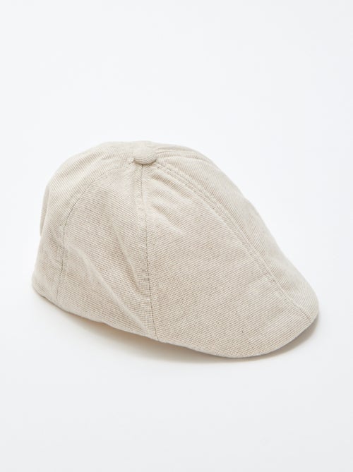 Gavroche en coton et lin uni - Kiabi