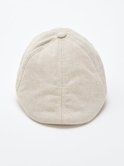 Gavroche en coton et lin uni - Kiabi