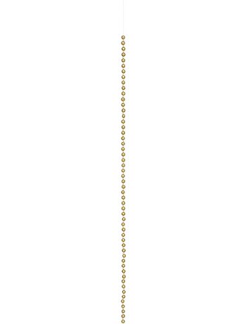 Gdn plf boules perles or 180cm