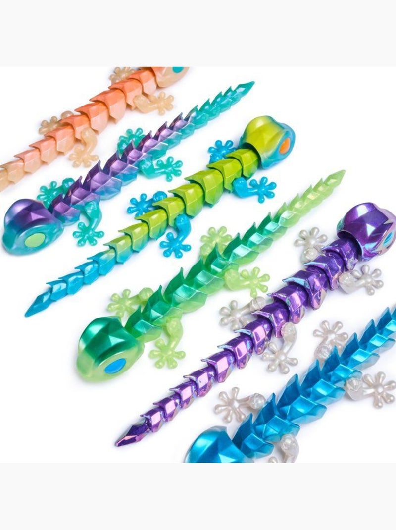 Gecko - modèle aléatoire - crystalynx dragons Vert - Kiabi