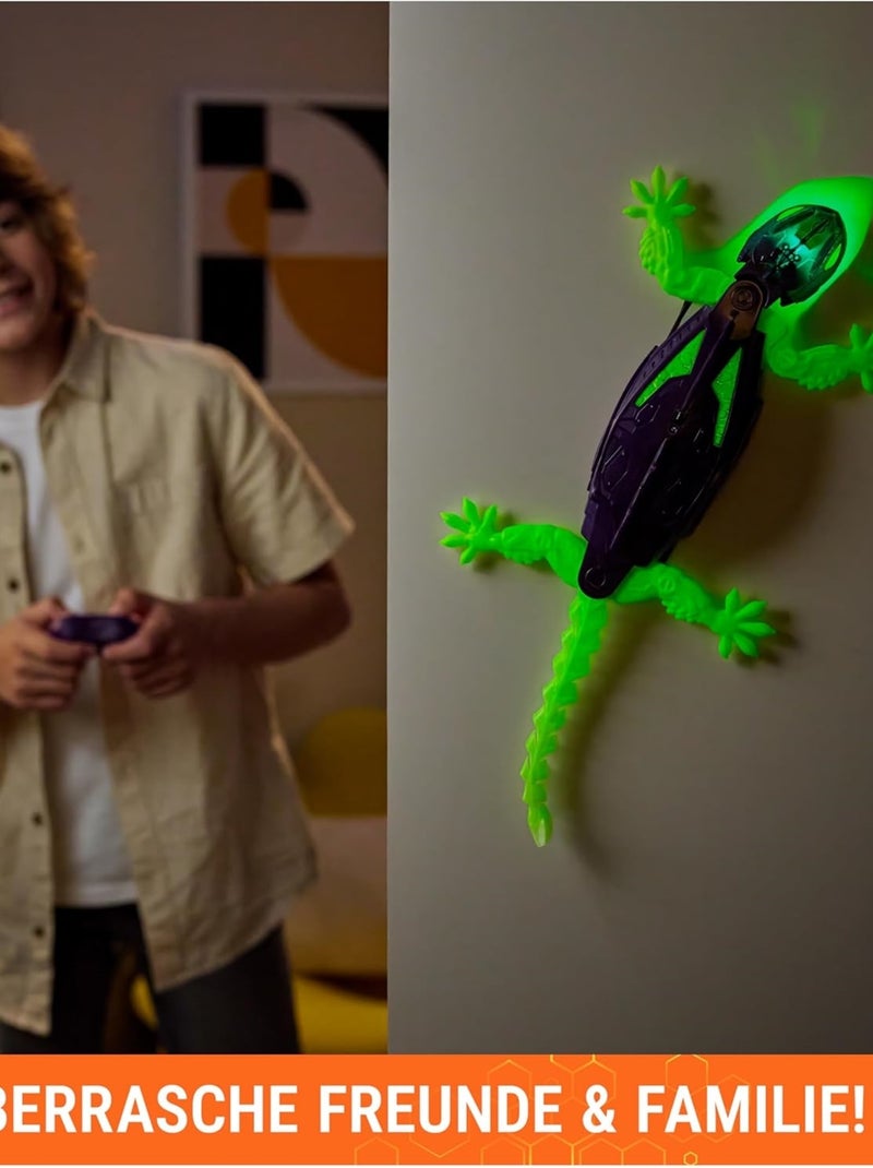 Gecko Phosphorescent - Grimpeur de murs - Glow in the Dark (RC) Vert - Kiabi