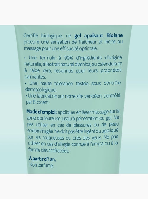 Gel apaisant certifié biologique - 20ml - Kiabi Gel apaisant certifié biologique - 20ml - Kiabi