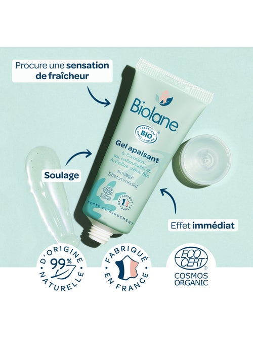 Gel apaisant certifié biologique - 20ml - Kiabi Gel apaisant certifié biologique - 20ml - Kiabi