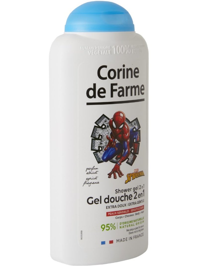 Gel douche 2en1 Extra Doux Corps & Cheveux Spiderman Blanc Multicolore - Kiabi