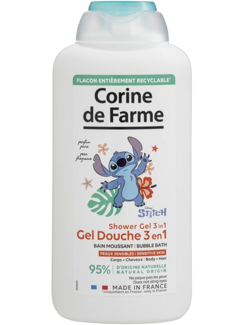 Gel douche corps, cheveux et bain moussant stitch - Kiabi
