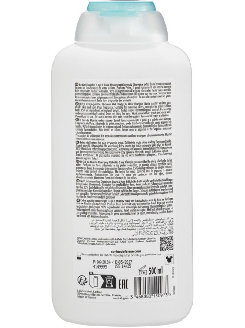 Gel douche corps, cheveux et bain moussant stitch Blanc Multicolore - Kiabi