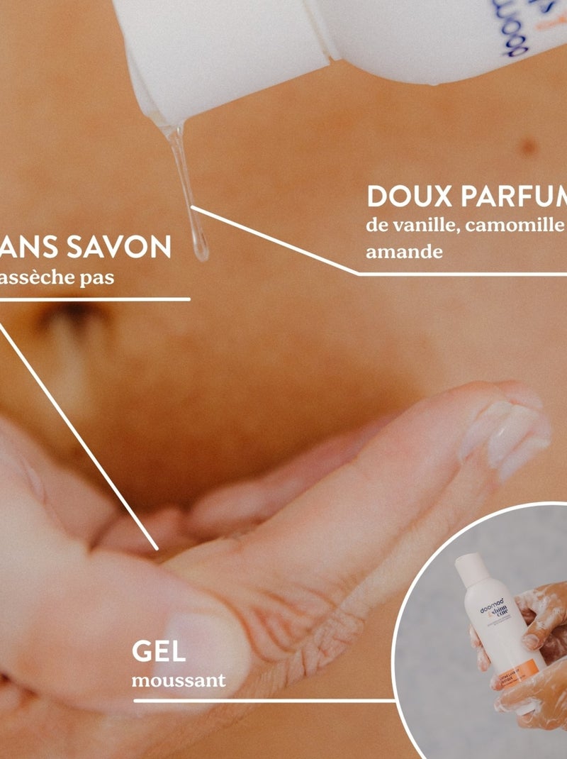 Gel intime lavant prébiotique 200 ml 'Doomoo & Shinncare' Blanc - Kiabi