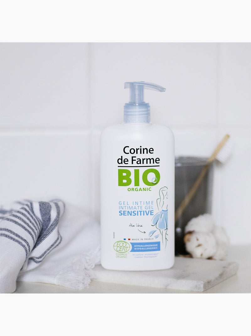 Gel intime sensitive certifié bio Blanc Multicolore - Kiabi