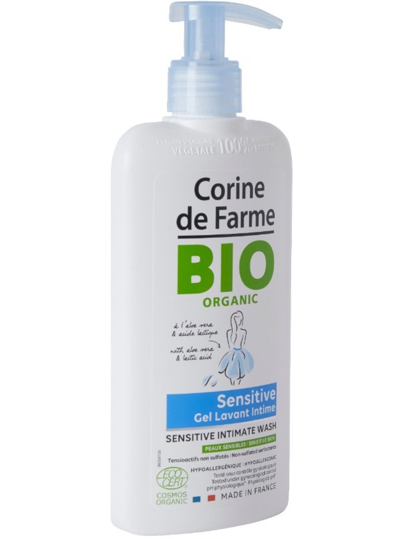 Gel intime sensitive certifié bio Blanc Multicolore - Kiabi
