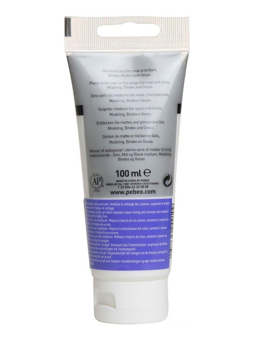 Gel mat pour peinture - 100 ml - Pébéo - Kiabi