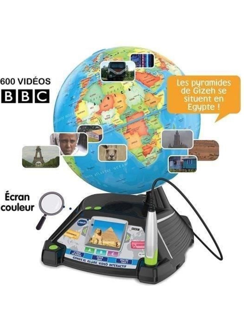 Genius Xl Globe Vidéo Interactif - Vtech Bleu - Kiabi
