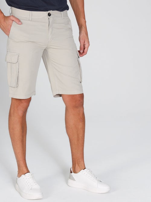 Gentleman Farmer - Bermuda cargo coupe regular en coton MIRKO - Kiabi