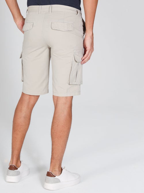 Gentleman Farmer - Bermuda cargo coupe regular en coton MIRKO - Kiabi