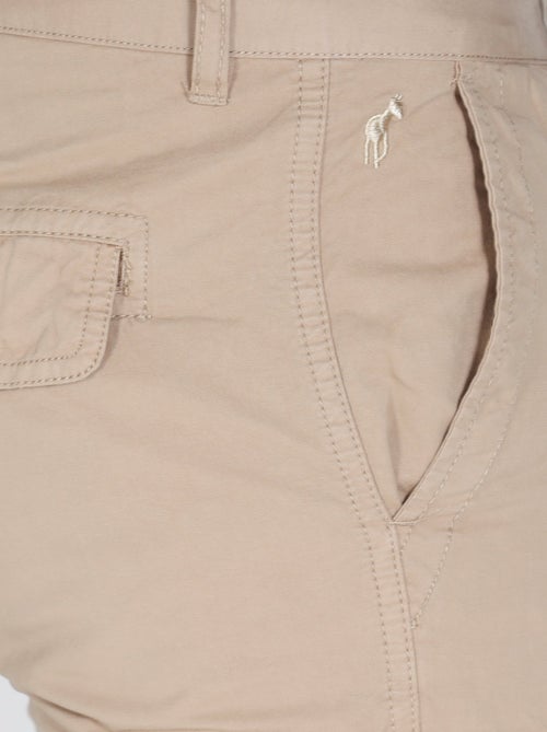 Gentleman Farmer - Bermuda cargo coupe regular en coton MIRKO - Kiabi