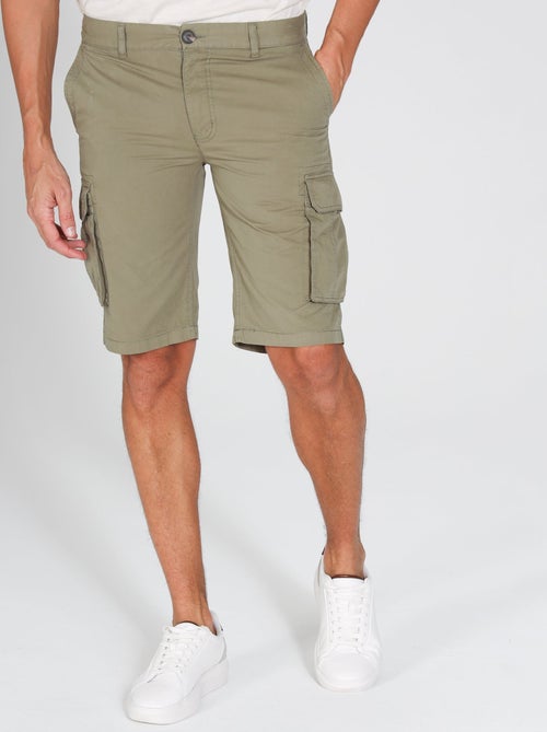 Gentleman Farmer - Bermuda cargo coupe regular en coton MIRKO - Kiabi