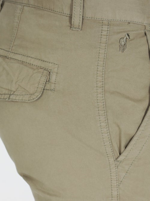 Gentleman Farmer - Bermuda cargo coupe regular en coton MIRKO - Kiabi