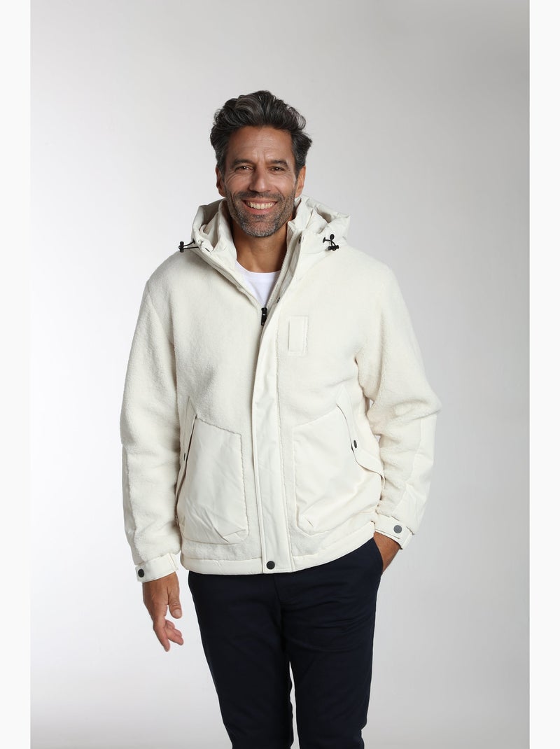 Gentleman Farmer - Blouson manches longues  BEN  SHERP Blanc - Kiabi