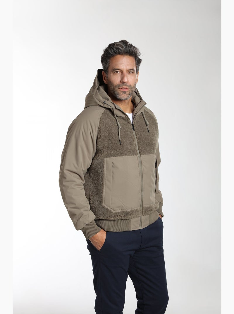 Gentleman Farmer - Blouson manches longues  BOB SHERP Kaki - Kiabi