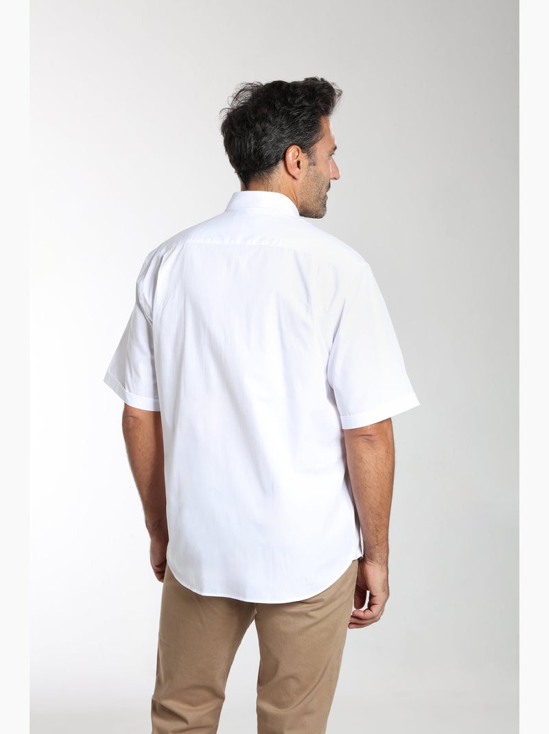 Gentleman Farmer - Chemise manches courtes en coton CARY Blanc - Kiabi