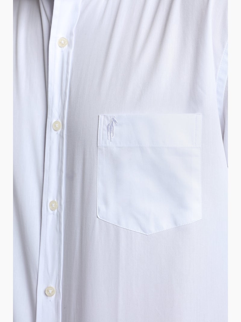 Gentleman Farmer - Chemise manches courtes en coton CARY Blanc - Kiabi