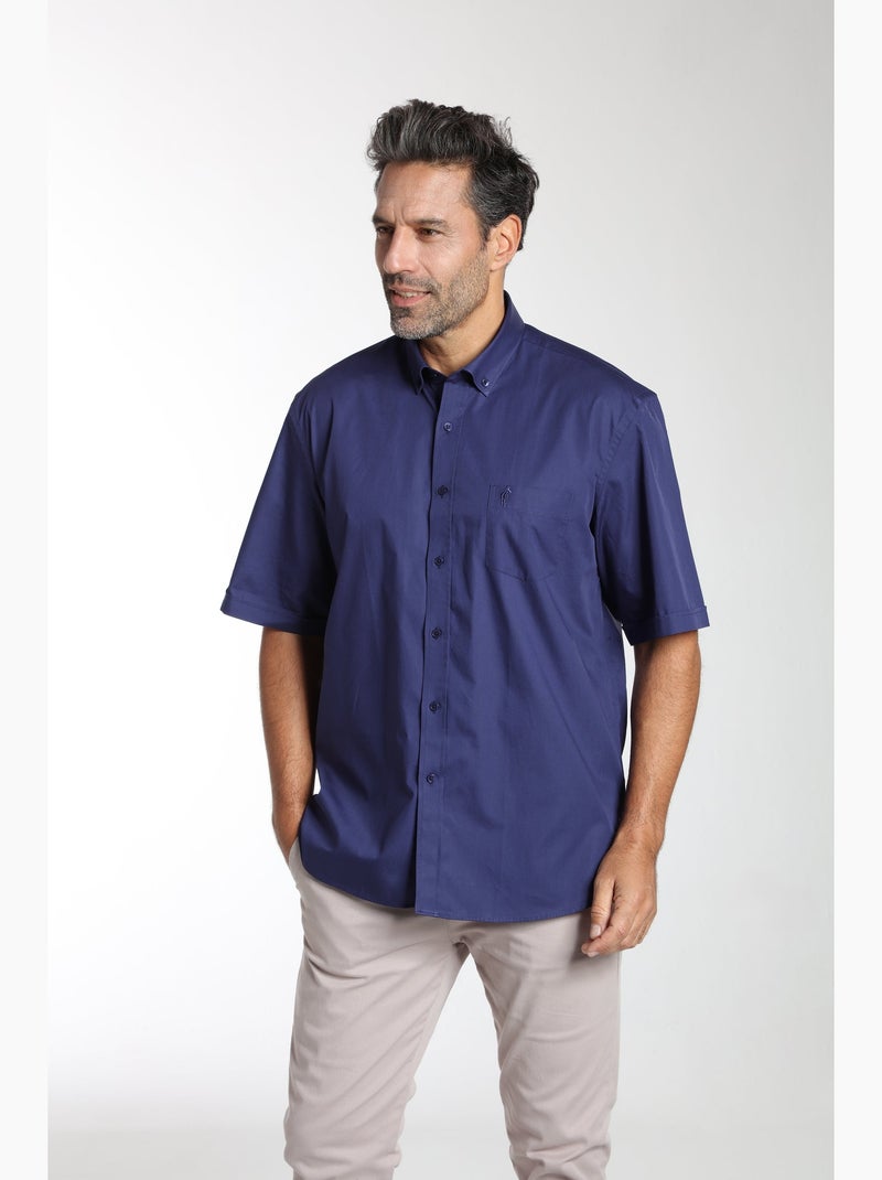 Gentleman Farmer - Chemise manches courtes en coton CARY Noir - Kiabi