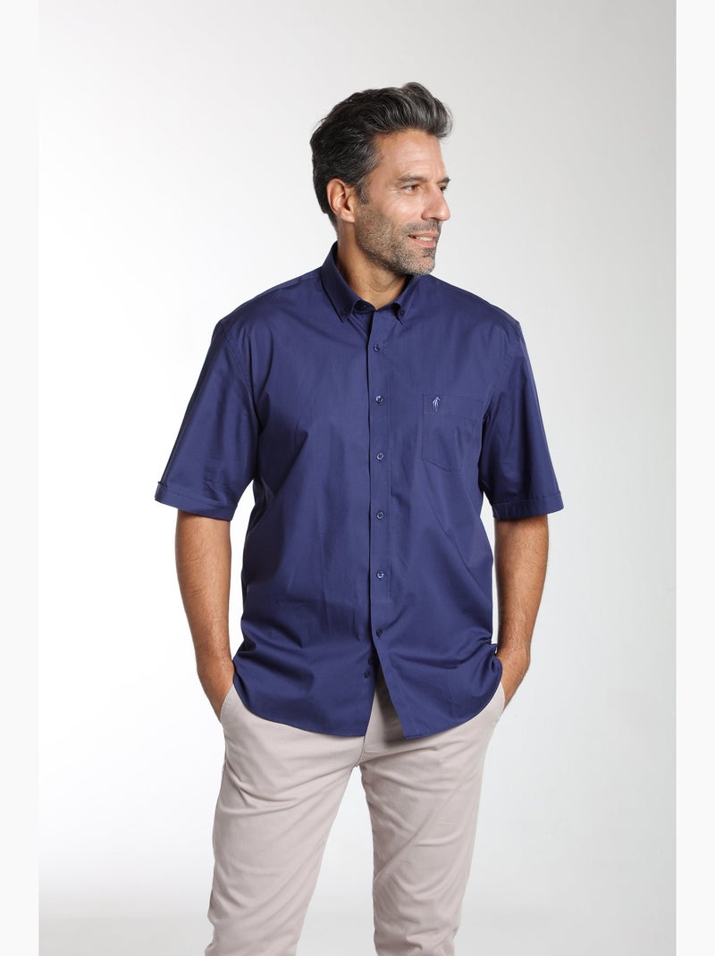 Gentleman Farmer - Chemise manches courtes en coton CARY Noir - Kiabi
