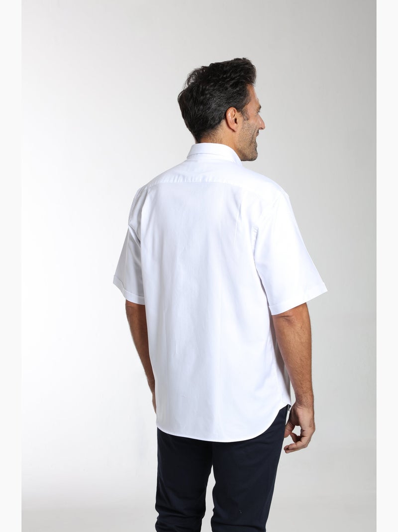 Gentleman Farmer - Chemise manches courtes en coton CORK Blanc - Kiabi