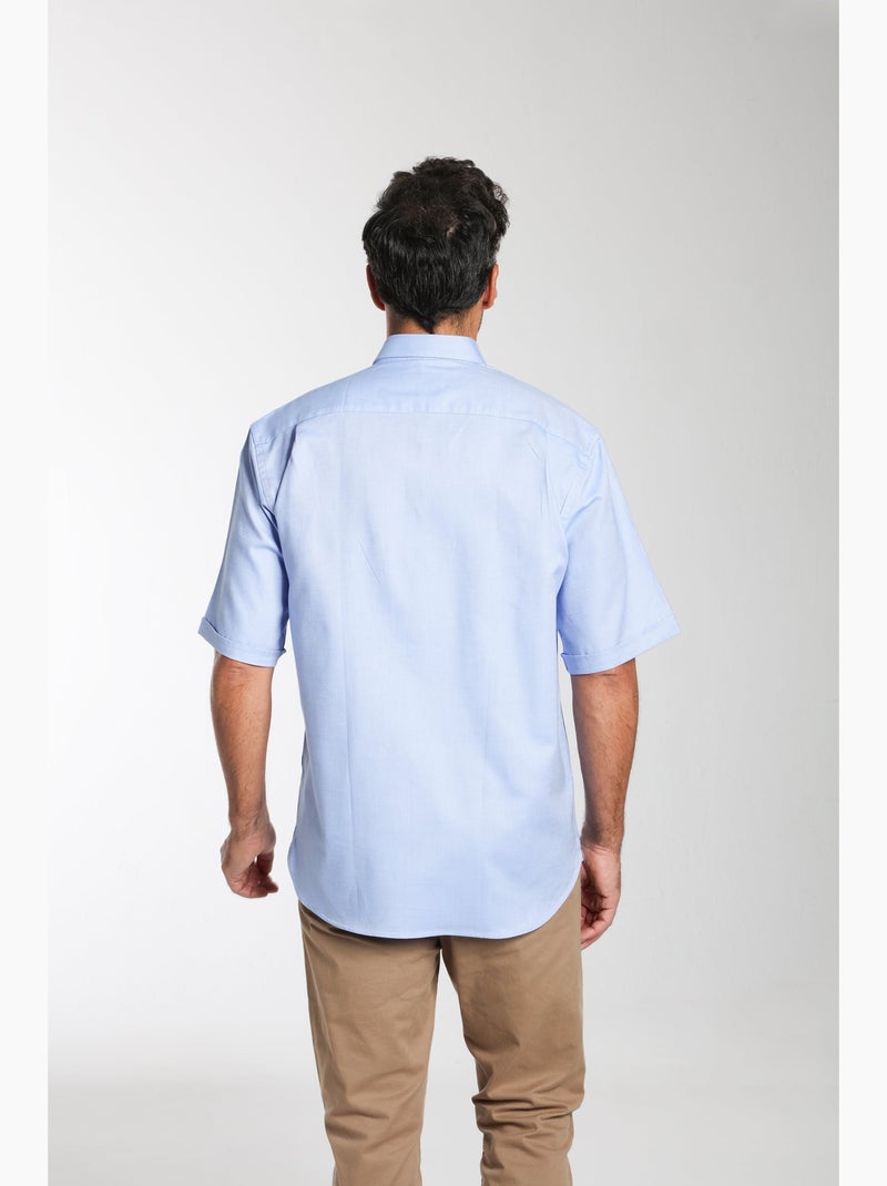 Gentleman Farmer - Chemise manches courtes en coton CORK Bleu - Kiabi