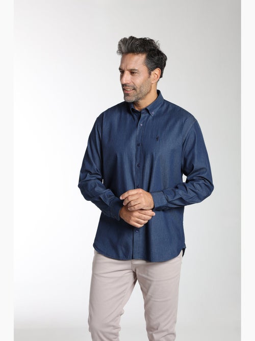 Gentleman Farmer - Chemise manches longues en coton CALY - Kiabi