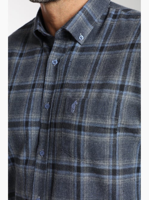 Gentleman Farmer - Chemise manches longues en coton CLAN - Kiabi