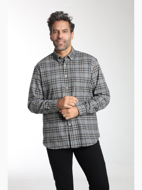 Gentleman Farmer - Chemise manches longues en coton CLAN - Kiabi