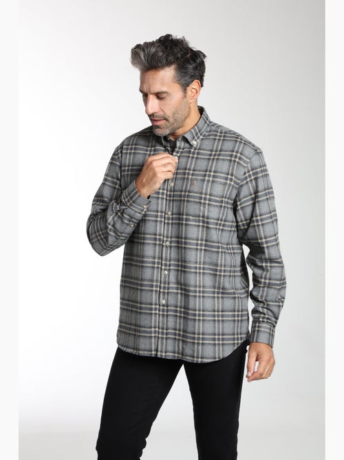 Gentleman Farmer - Chemise manches longues en coton CLAN - Kiabi